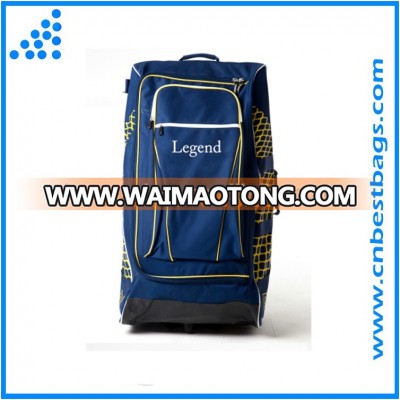 Wheeled Duffle Bag Outdoor Mountain Hockey Bag Strong Black Heavy Duty